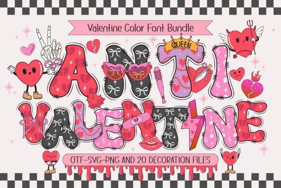 Anti Valentine: The Unapologetic Font for Fierce, Independent Designs