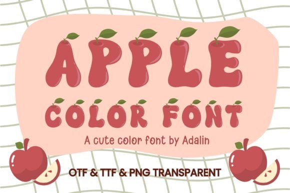 Apple Color Font & PNG Transparent: Elevate Your Projects