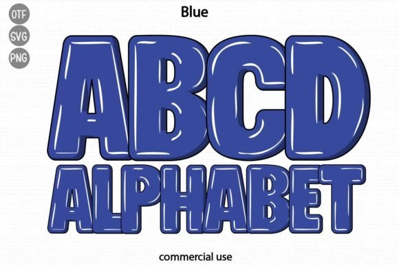 Blue: A Playful Typeface for Creative Projects