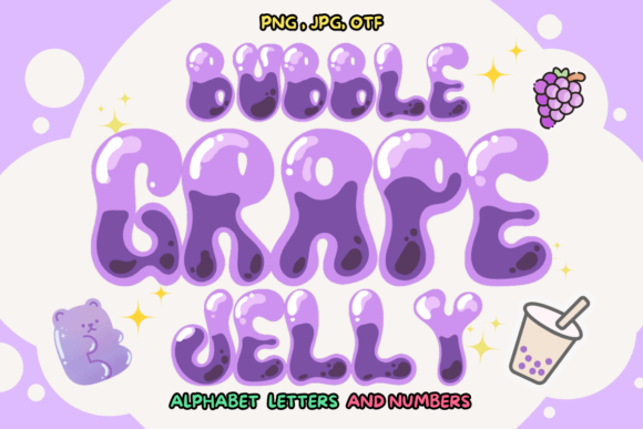 Bubble Grape Jelly: A Font That Pops with Personality