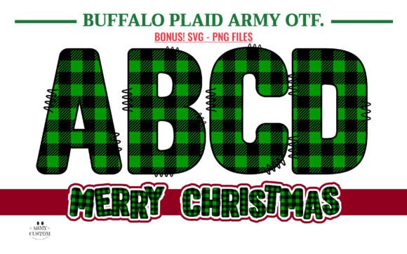 Buffalo Plaid: A Typeface for Holiday Warmth