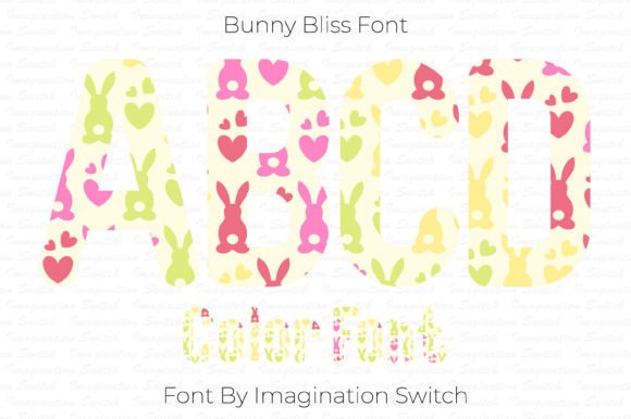 Bunny Bliss: A Colorful Typeface for Memorable Designs