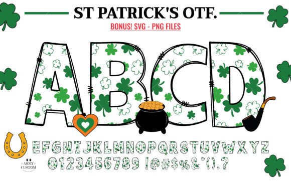 Celebrate with St. Patrick's Day Shamrock: A Festive Font Guide