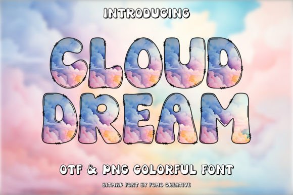 Cloud Dream: A Modern Typeface for Creative Design
