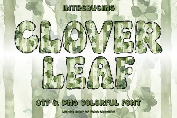 Clover Leaf: A Color Font for Bold, Modern Design