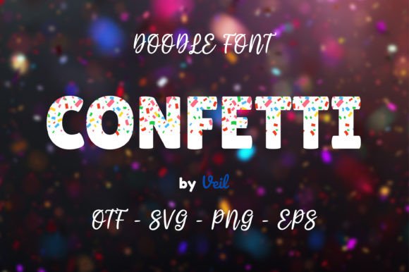 Confetti: A Creative Display Font for Playful Branding
