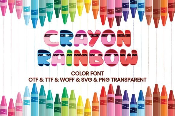 Crayon Rainbow: A Playful Color Font for Creative Projects