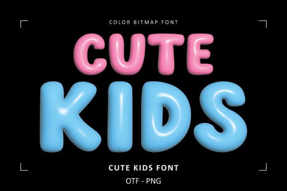 Cute Kids: A Color Font That Brings Joyful Energy to Your Designs