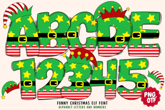 Funny Christmas Elf: A Typeface for Mischievous Holiday Cheer