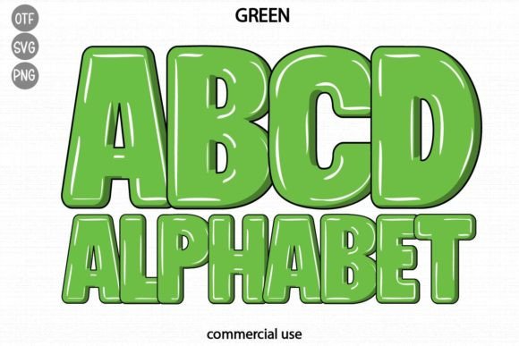 Green: A Playful Color Font for Children's Designs