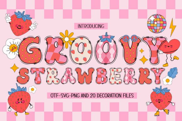 Groovy Strawberry: Sweeten Your Designs with This Creative Font