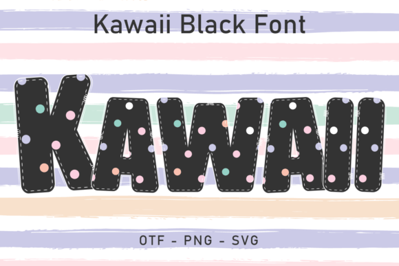 Kawaii: The Colorful Display Font That Sparks Joy