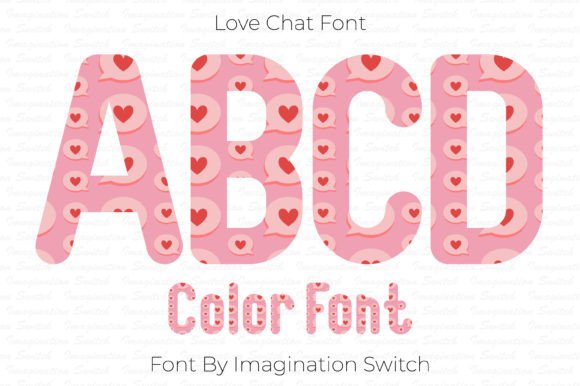 Love Chat: A Creative Color Font for Unique Designs