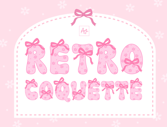 Retro Coquette: A Flirtatious Script with Vintage Charm