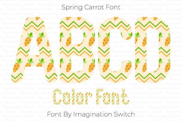 Spring Carrot: A Font That Brings Colorful Personality to Every Project