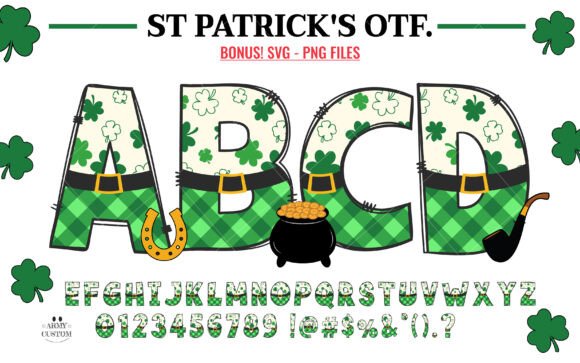St. Patrick's Shamrock Plaid: Weaving Irish Charm into Your Designs