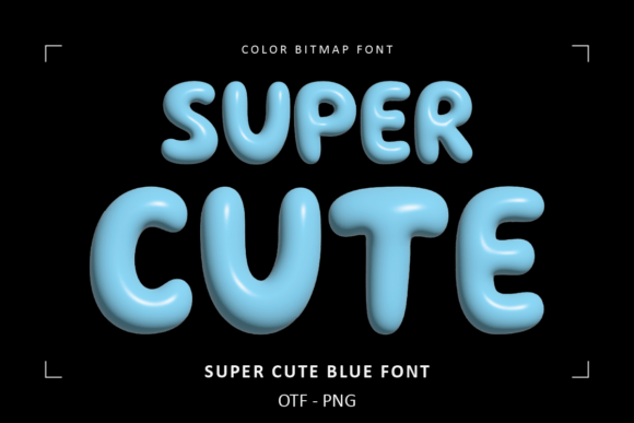 Super Cute Blue Font: A Fresh Take on Playful Typography