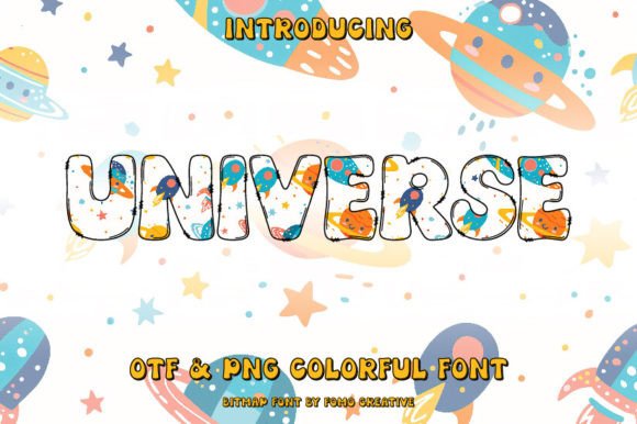 Universe: A Color Font for Bold and Vibrant Design